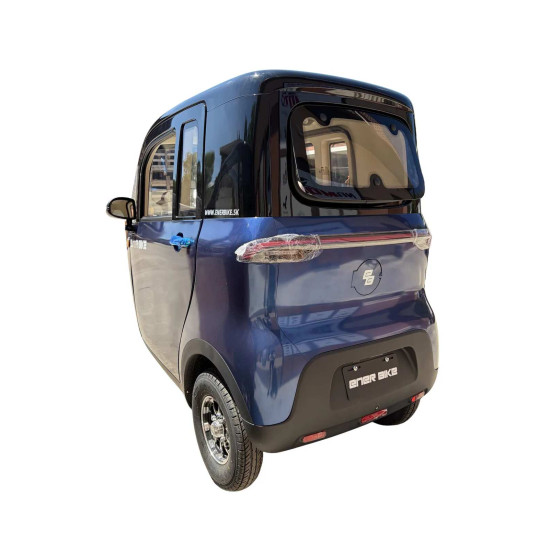 ENERBIKE TRIO CABIN 2.0 - elektrická trojkolka s uzavretou kabínou - 1kW 60V 58Ah, bez vodičského 25km/h